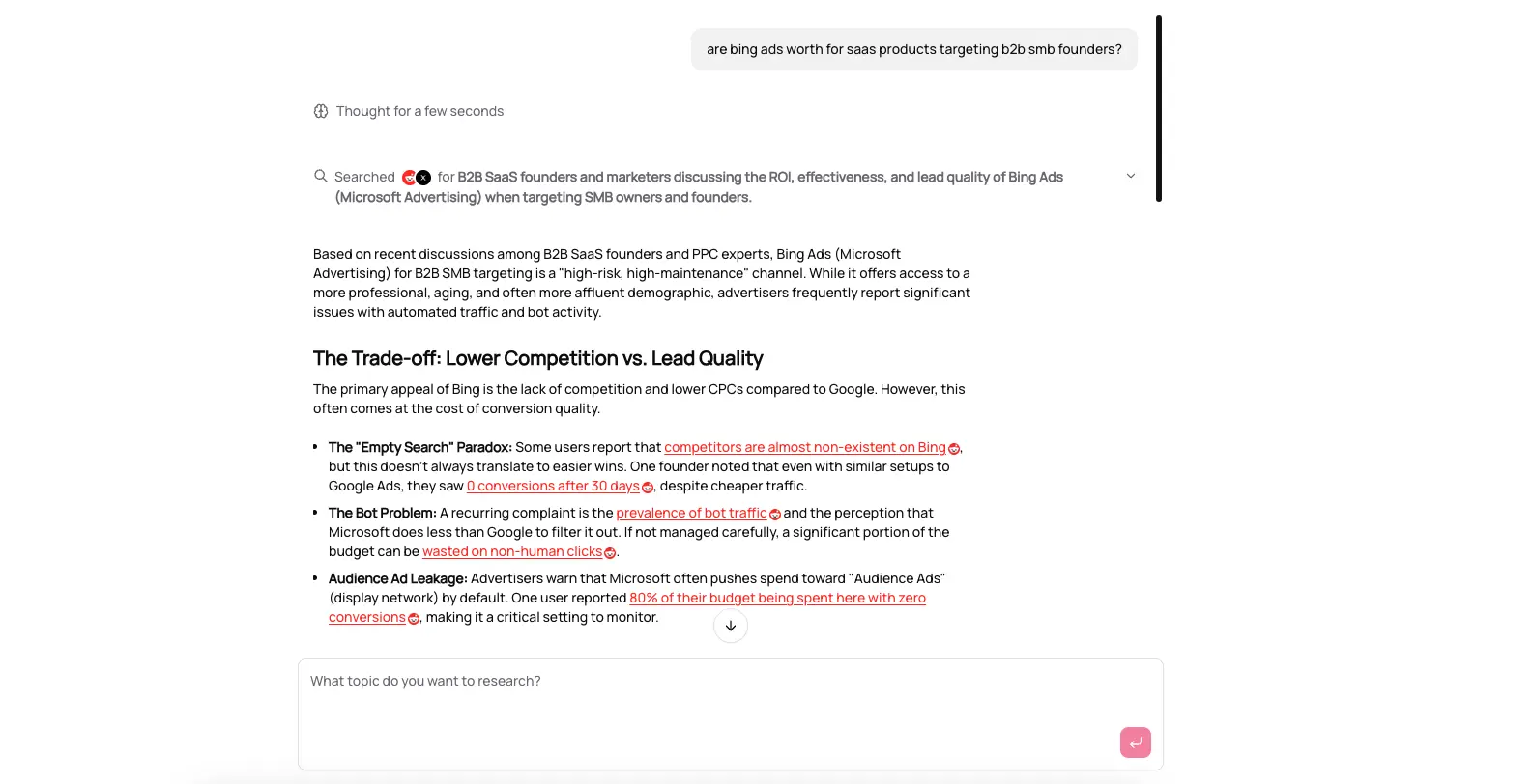 Reddinbox AI agent surfacing Reddit community insights for social media content strategy